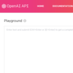 OpenAI-GPT-3-Playground