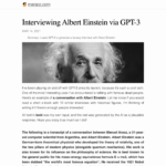 Interviewing-Albert-Einstein-via-GPT-3-0