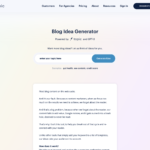 Blog-Idea-Generator-by-Topic-0